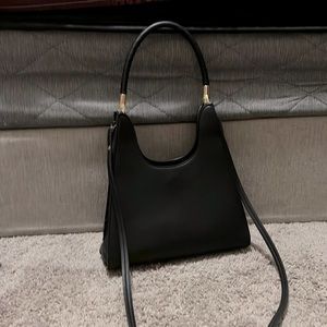 A New Day Purse, black with 2 straps, Medium-Small bag